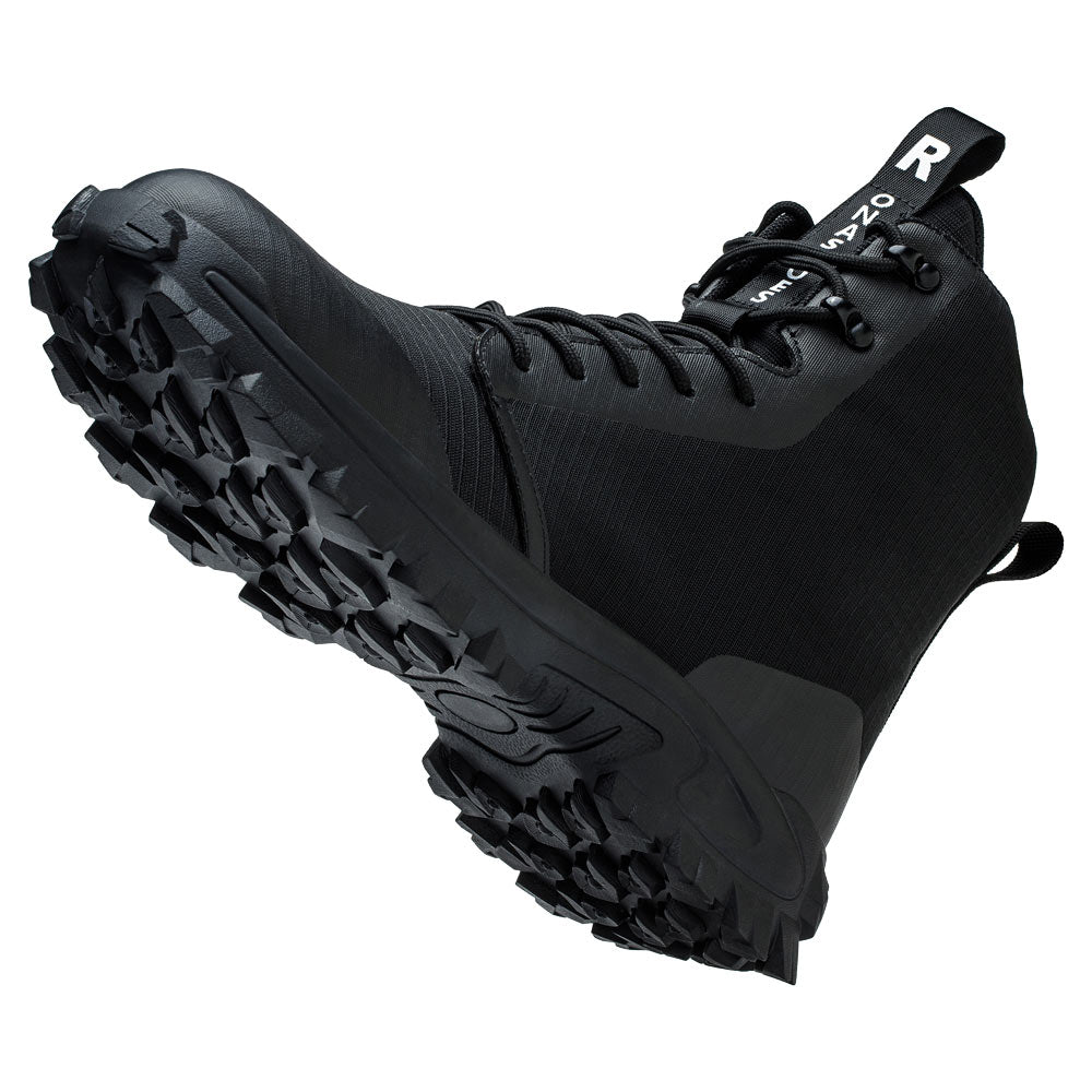 Men Black Site Boots SAFETY LOONG Black Work Boots For Men